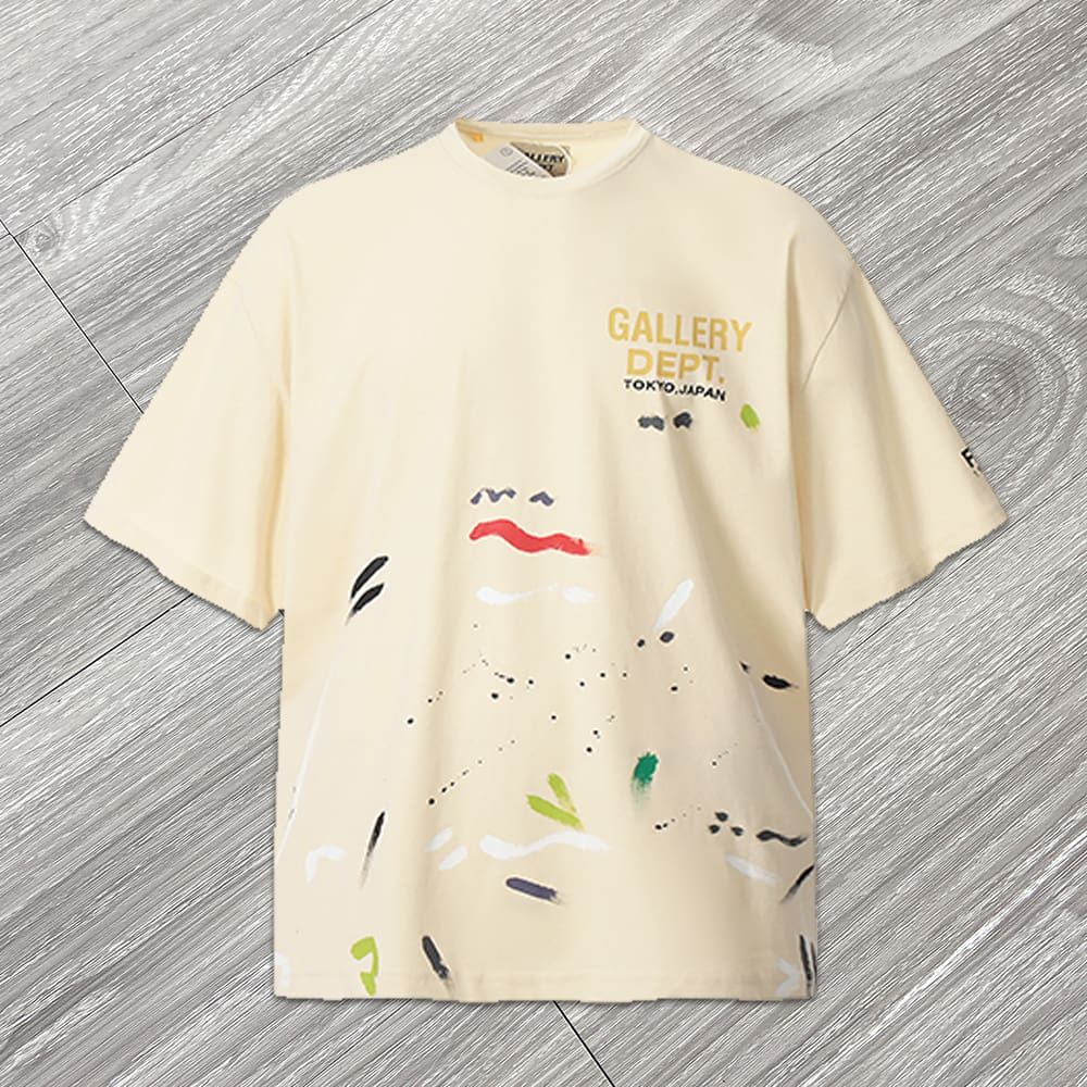 Gallery Dept Vintage Color Paint-Splash T-Shirt