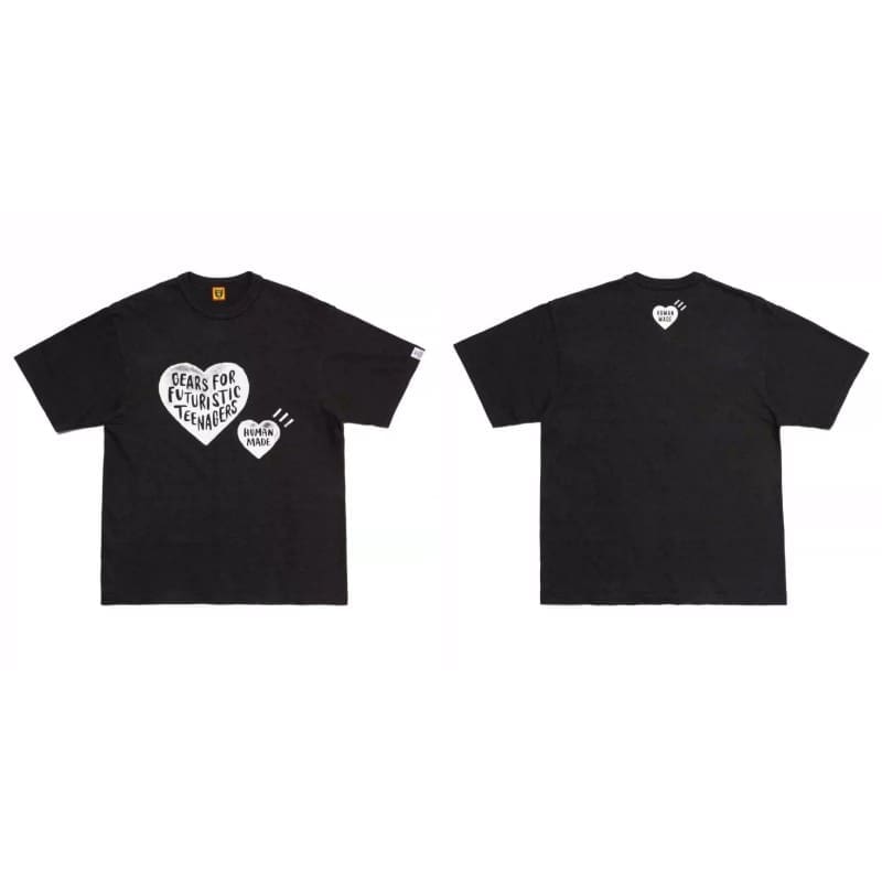 Human Made Love Black Short Sleeve Tee