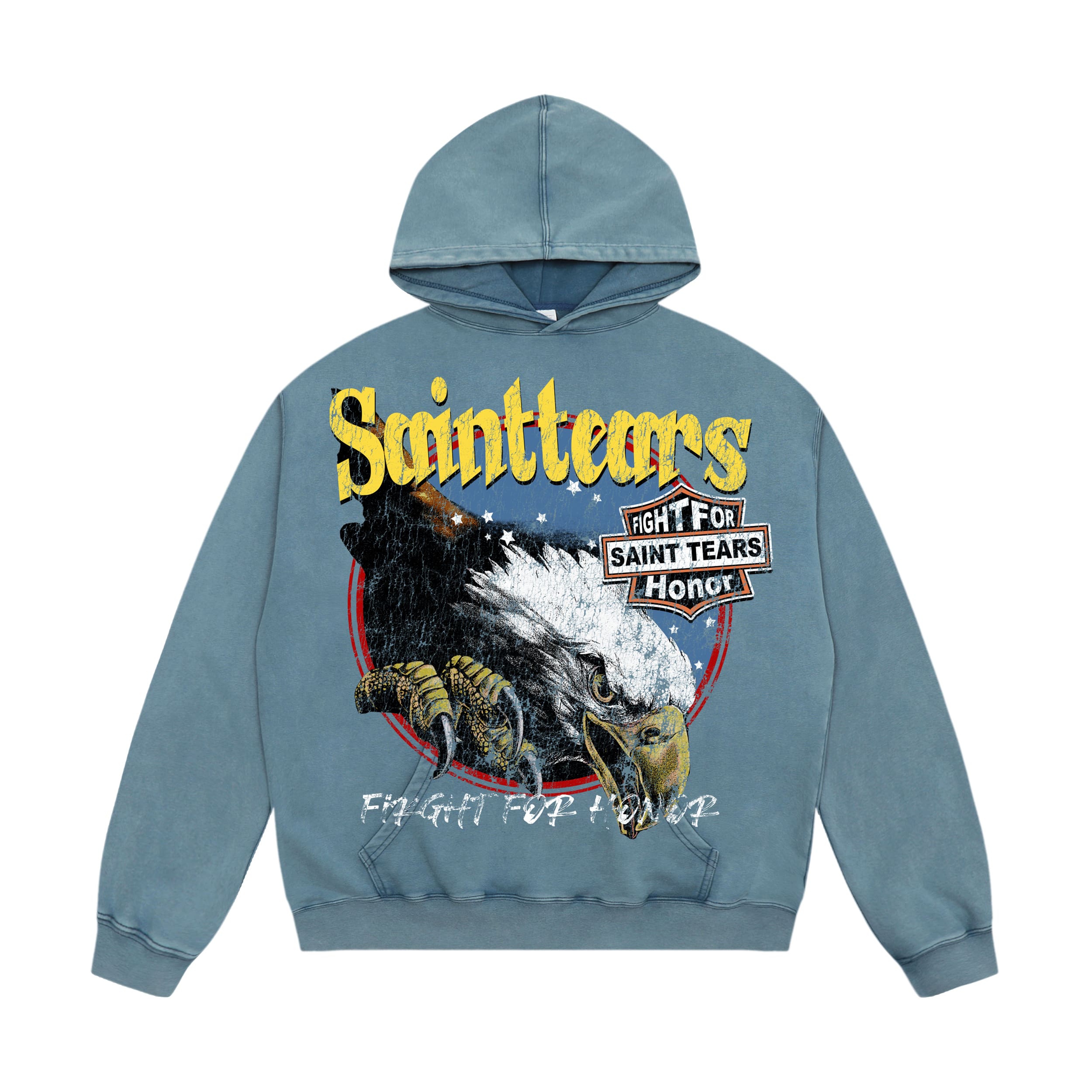 Saint Michael Denim Tears Vintage Hoodie