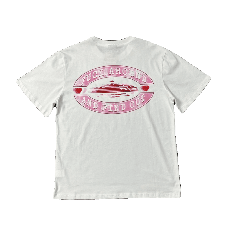 Corteiz Devil Island Letter Print Retro Casual Couple T-Shirt