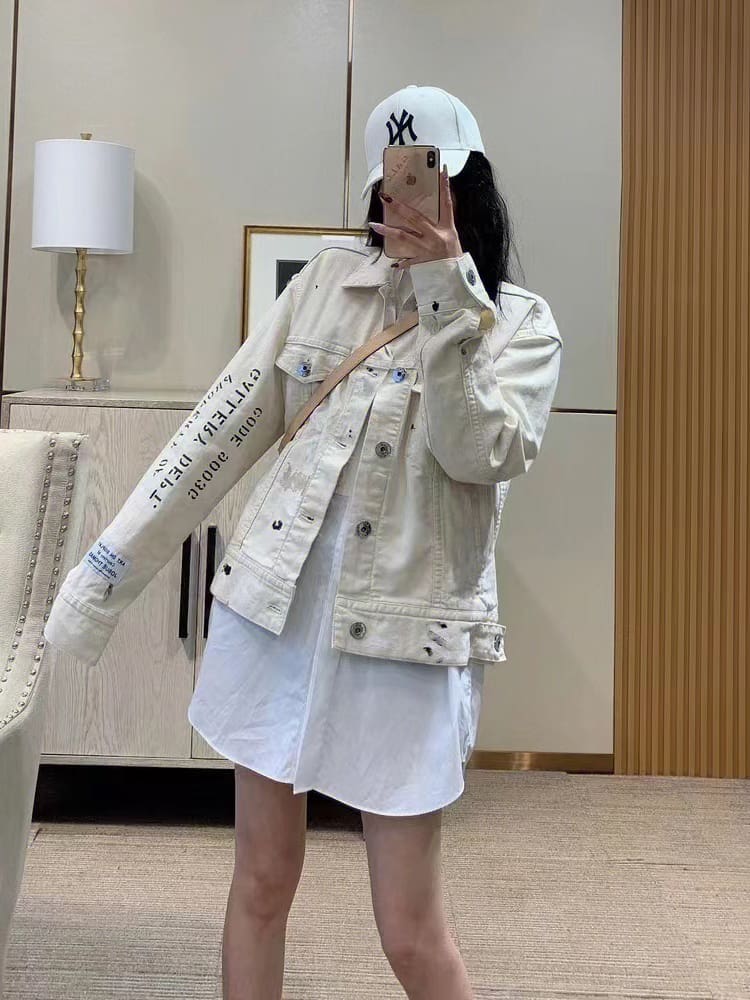 Gallery Dept Lanvin Splash Ink Denim Jacket