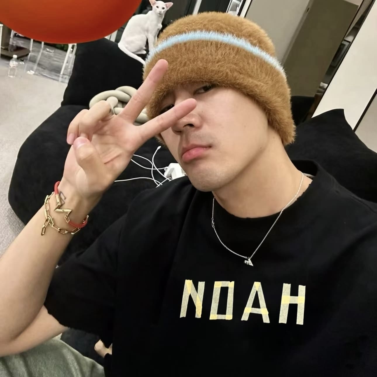 Noah 24Ss Origami Stitching Tee