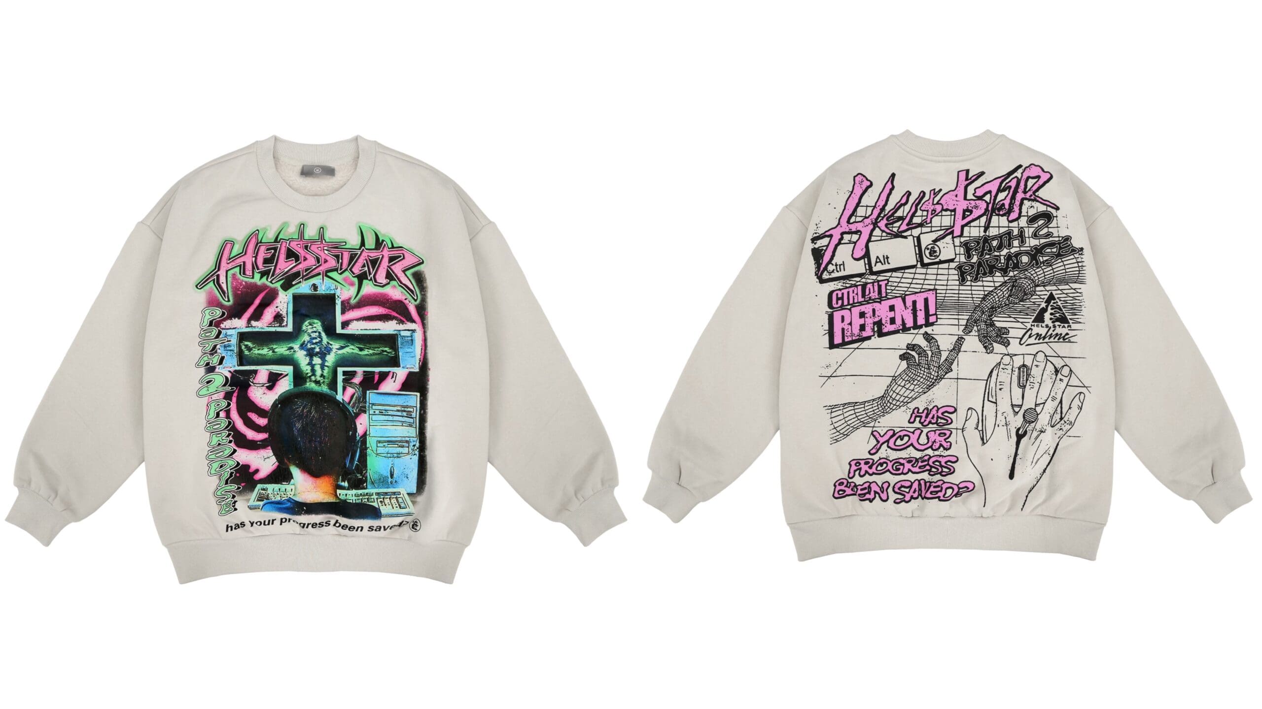 H*lst*r letter print high street hoodie