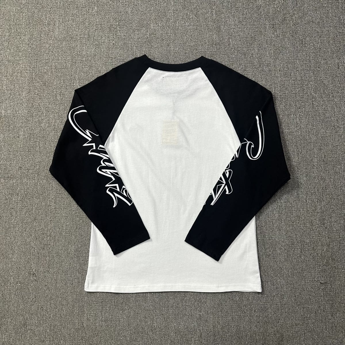 Corteiz Devil Island Color Matching Raglan Long Sleeve T-Shirt Loose Casual Couple Top