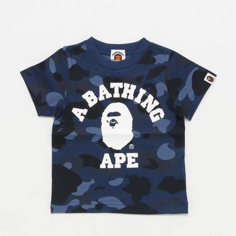 Bape Camouflage Cartoon Monkey T-Shirt