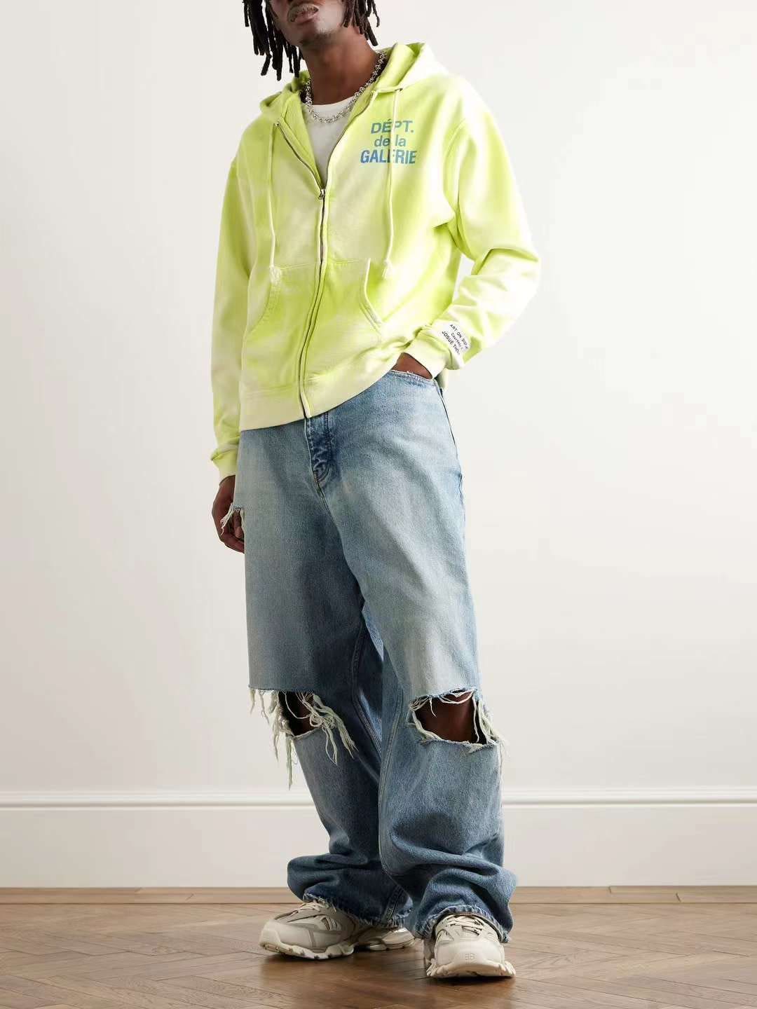 Gallery Dept Water Ripple Washed Cardigan