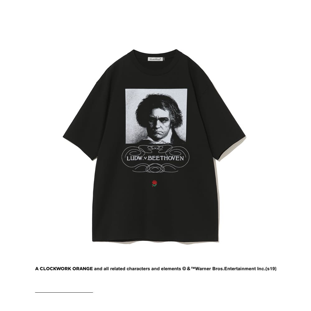 Clockwork Orange Beethoven Portrait Short Sleeve T-Shirt Classical Music Movie Print