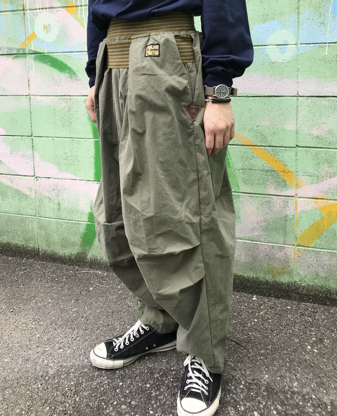 Kapital Hitian Hehong Five-Point Plaid Paratrooper Pants