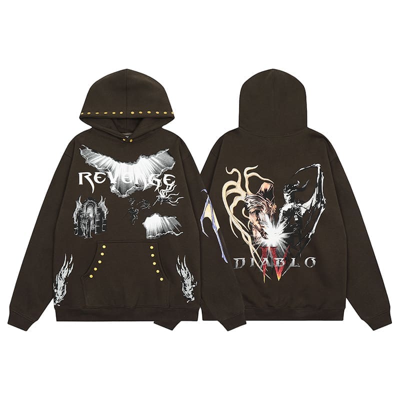 Revenge FOG High Street Skull Hoodie