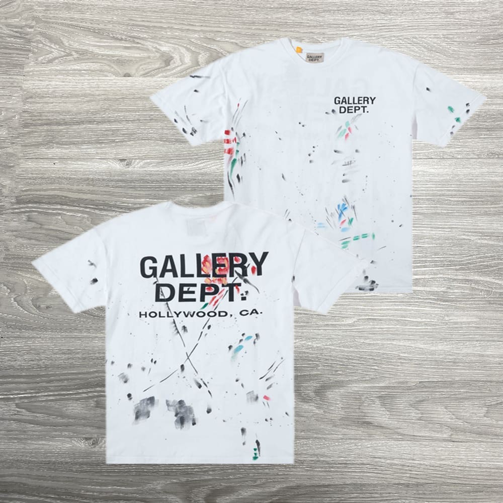 Gallery Dept Vintage Color Paint-Splash T-Shirt