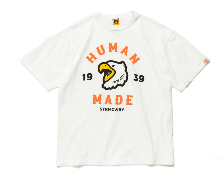 Human Made Preppy Style Letter Tee
