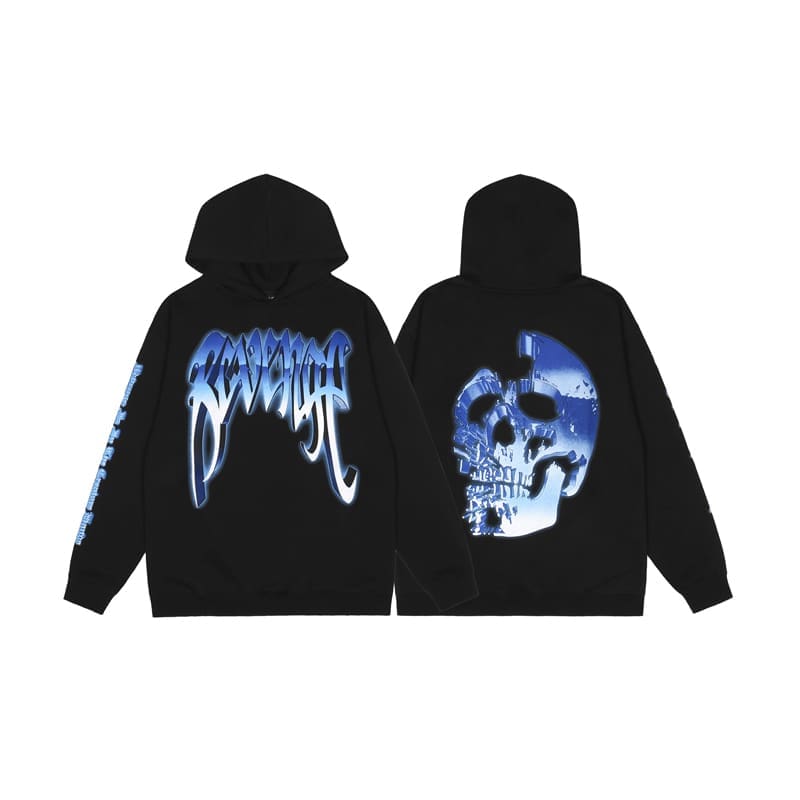 Revenge Embroidered Keel Smoke Hoodie