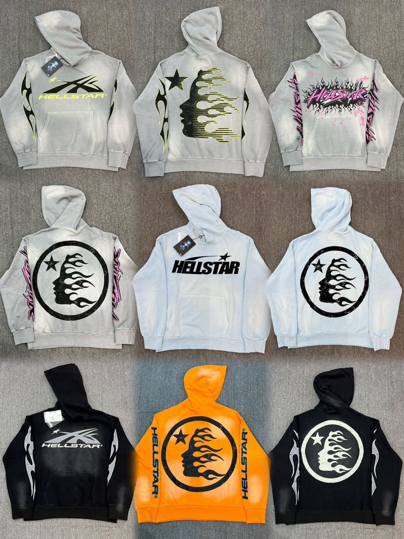 H*lst*r vintage washed big logo hoodie