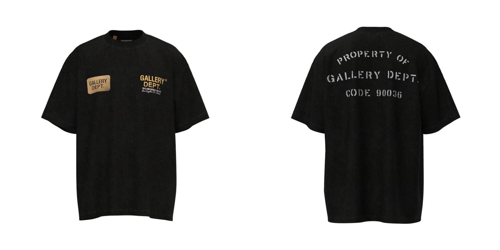 Gallery Dept Vintage Distressed Short Sleeve Tee