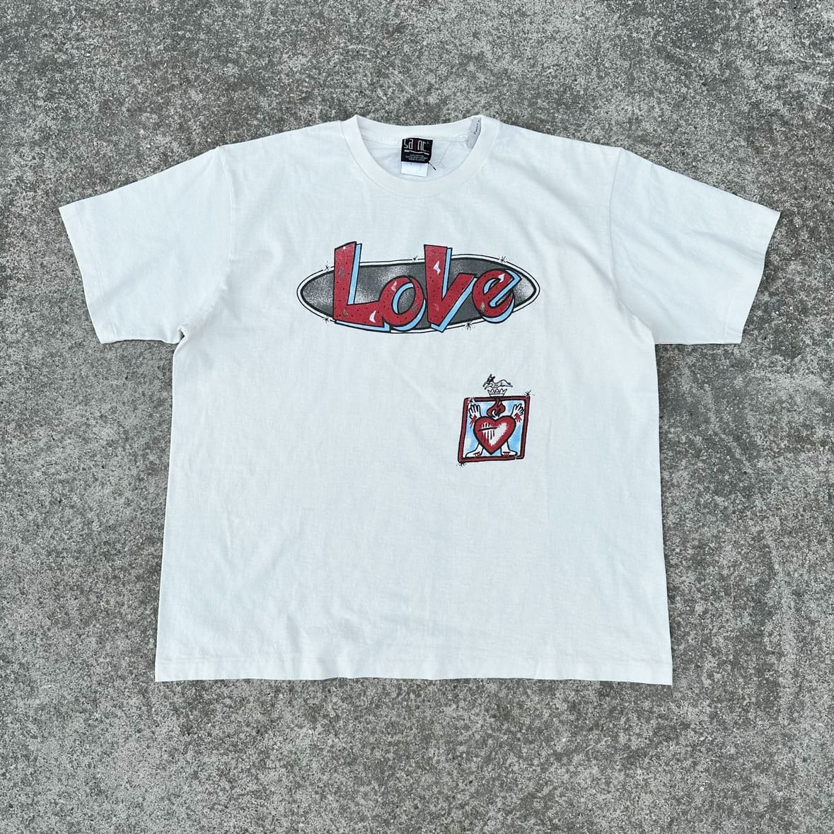 SAINT Michael Vintage Ripped Barrel Short Sleeve T-Shirt Collection