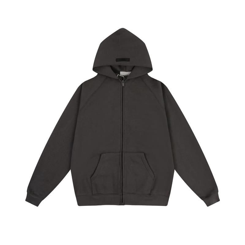 Essentials Amg Fog Double-Line Zipper Hoodie