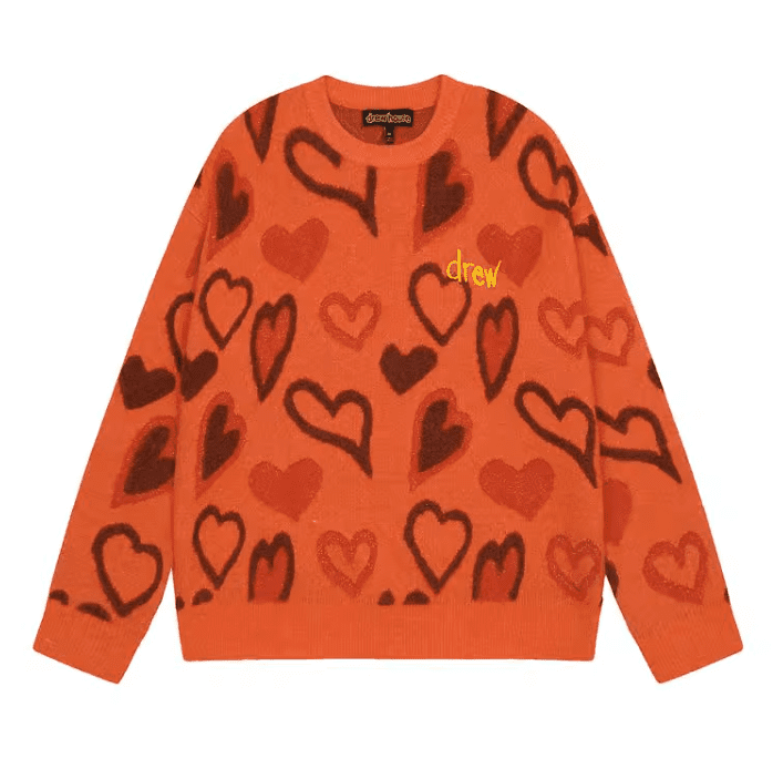 Drew 3D Love Jacquard Sweater