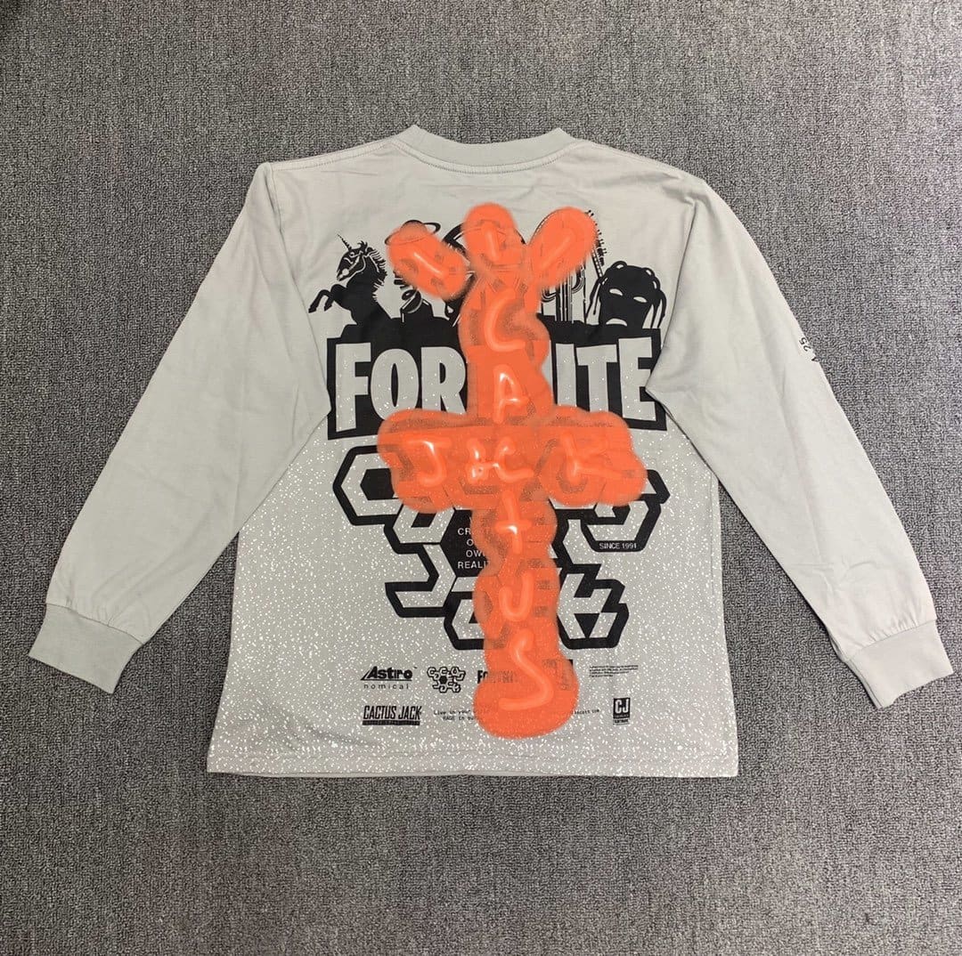 Travis Scott Cactus Jack Fortnite Long Sleeve T-Shirt