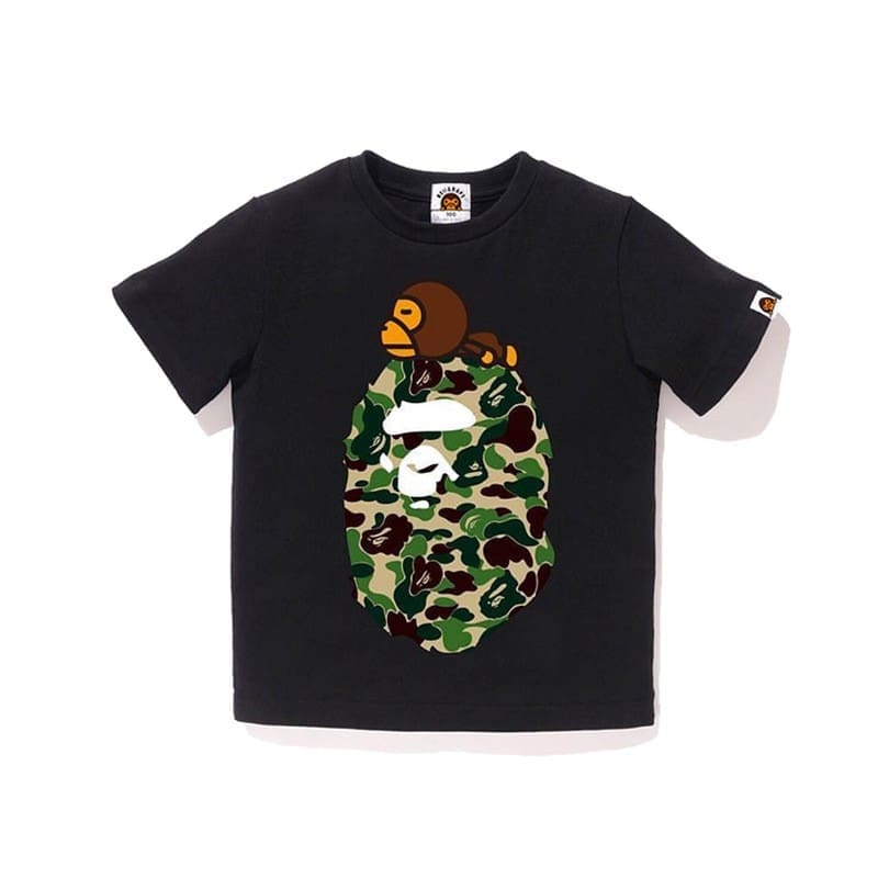 Bape Children’S Clothing Cartoon Short Sleeve Tee
