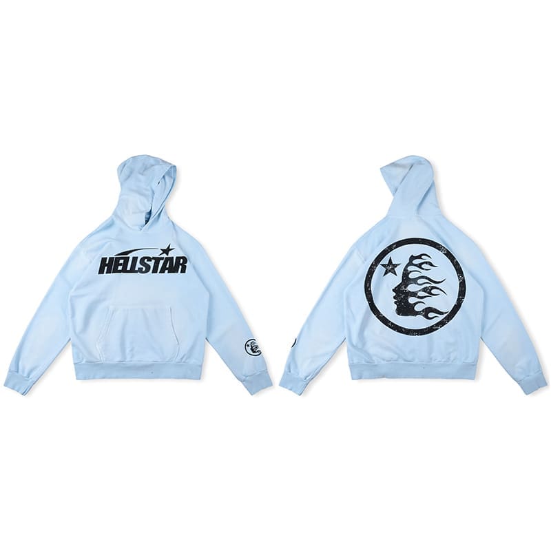H*lst*r studios marble tie-dye hoodie