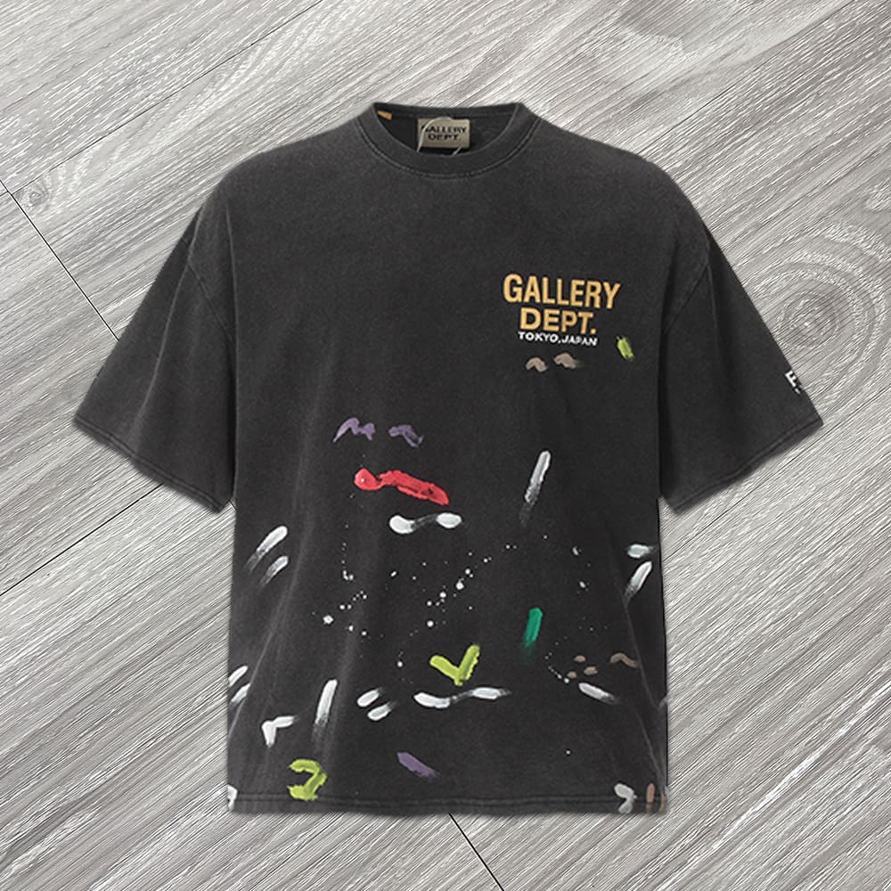 Gallery Dept Vintage Color Paint-Splash T-Shirt