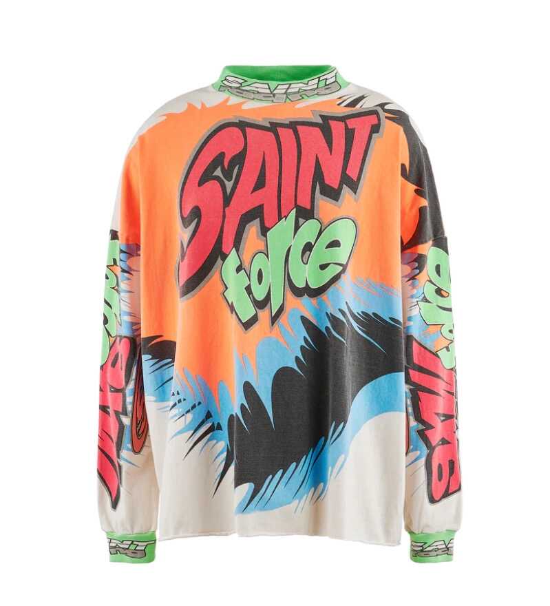 Saint Michael Racing Printed T-Shirt