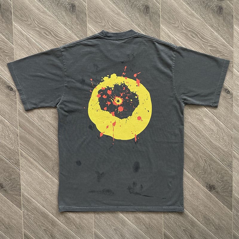 cpfm.xyz splash-ink smiley F**e spider tee