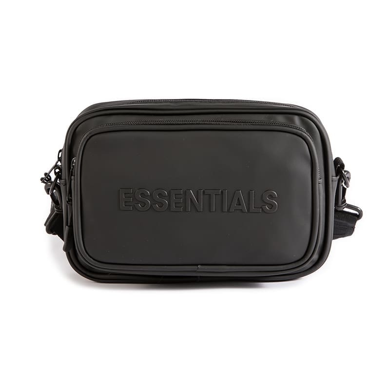 ESSENTIALS Cargo Style Chest Bag Small Square Messenger Bag for Men and Women