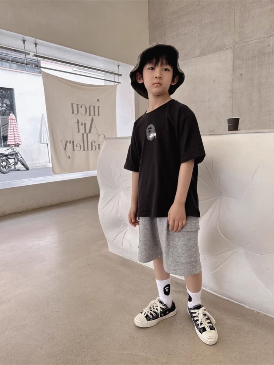 Bape Vintage Letter Print T-Shirt