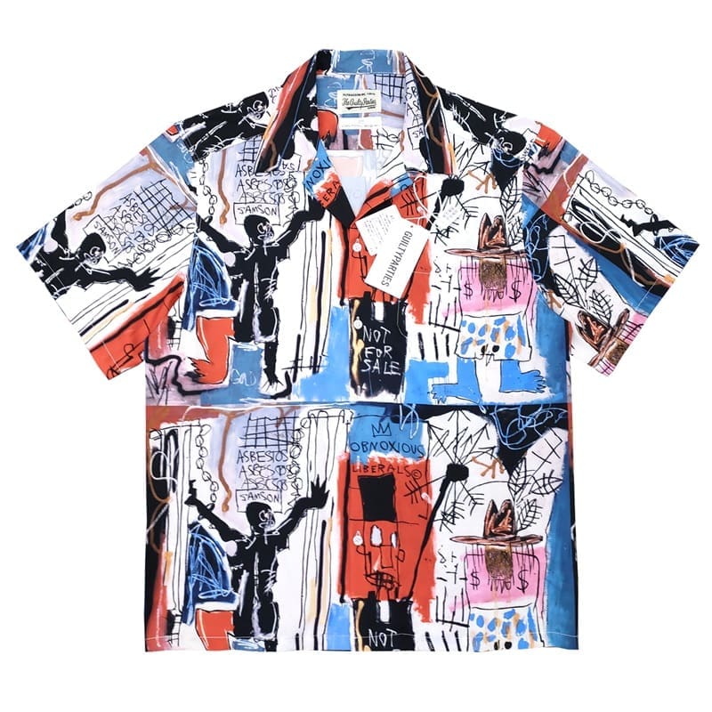 Wacko Maria Full Print Graffiti Short Sleeve Shirt