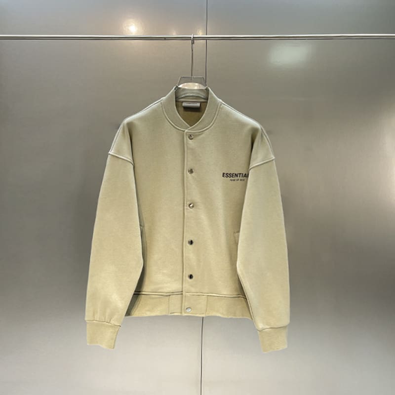 Fog Essentials Reflective Letter Baseball Sweater