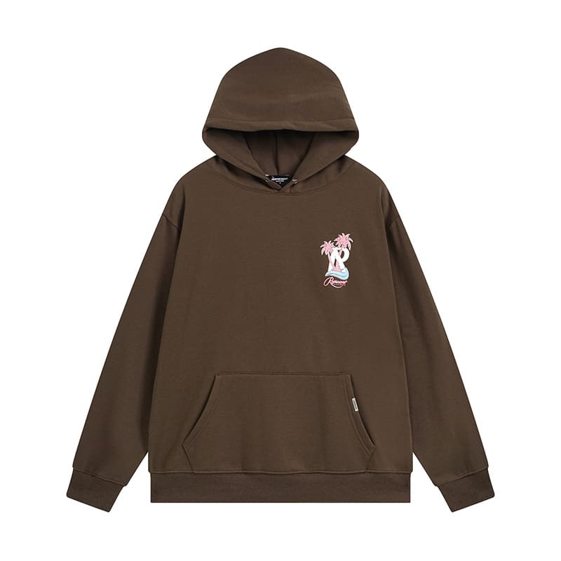 Represent Embroidery Letters Coconut Print Hooded Sweatshirt and Leisure Suit