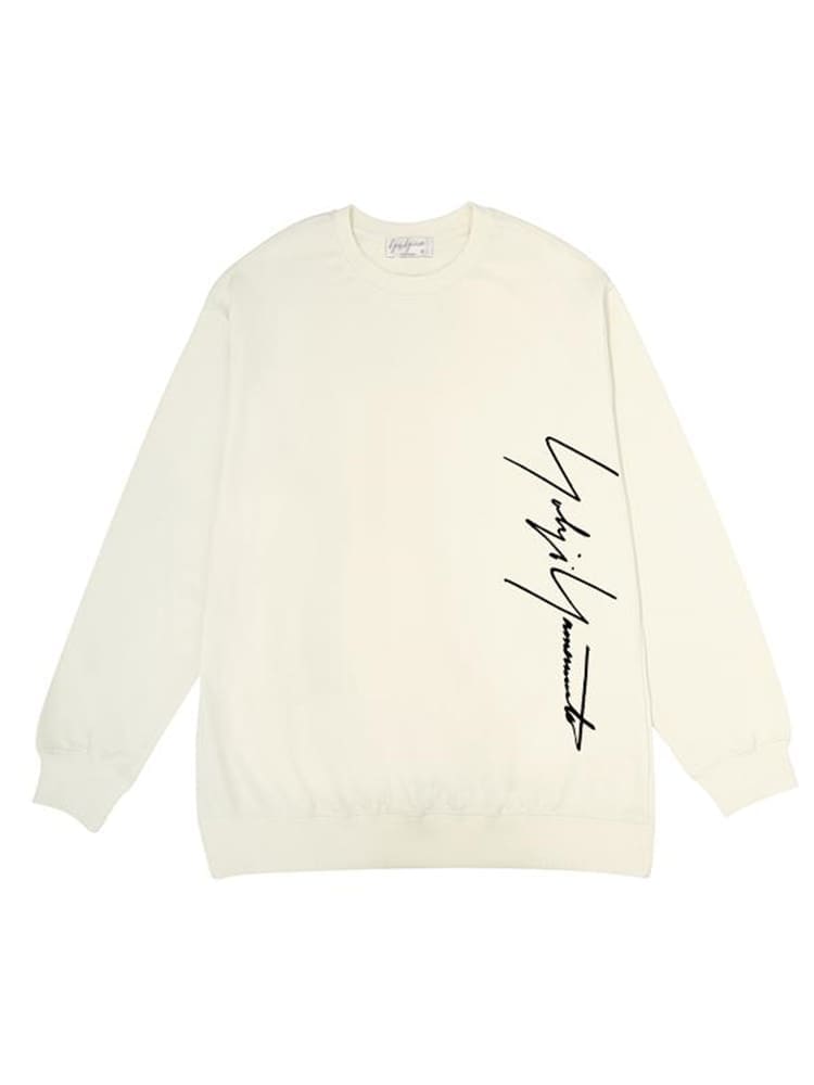 Yohji Yamamoto Vertical Signature Logo Hoodie