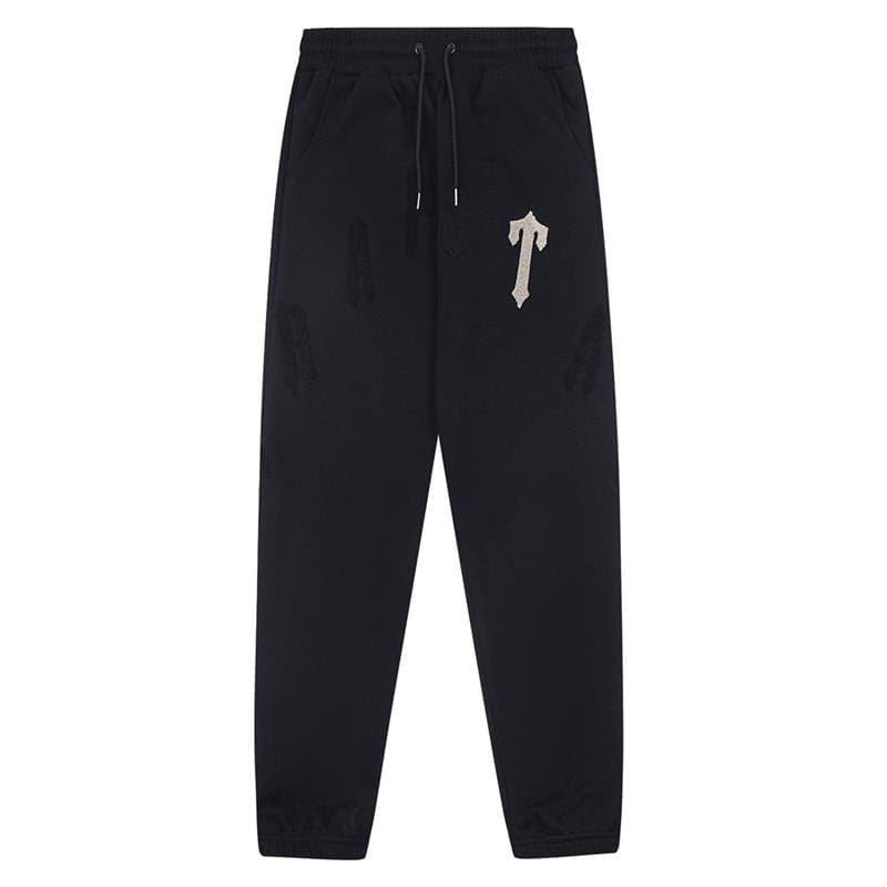 Trapstar Contrast Letter Towel Embroidery Hoodie Suit