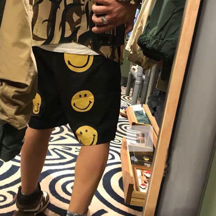 Kapital 23Ss Smiley Nylon Water-Resistant Shorts