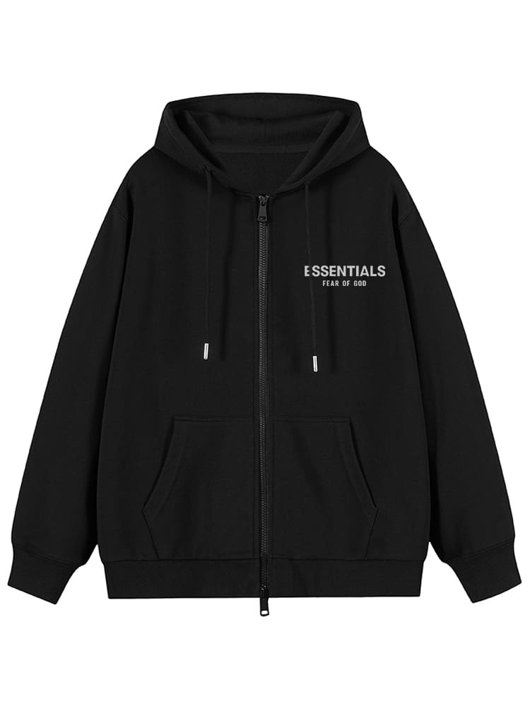 Fog Essentials Hooded Zipper Jacket