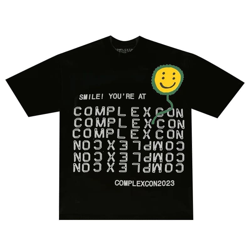 cpfm.xyz splash-ink smiley F**e spider tee
