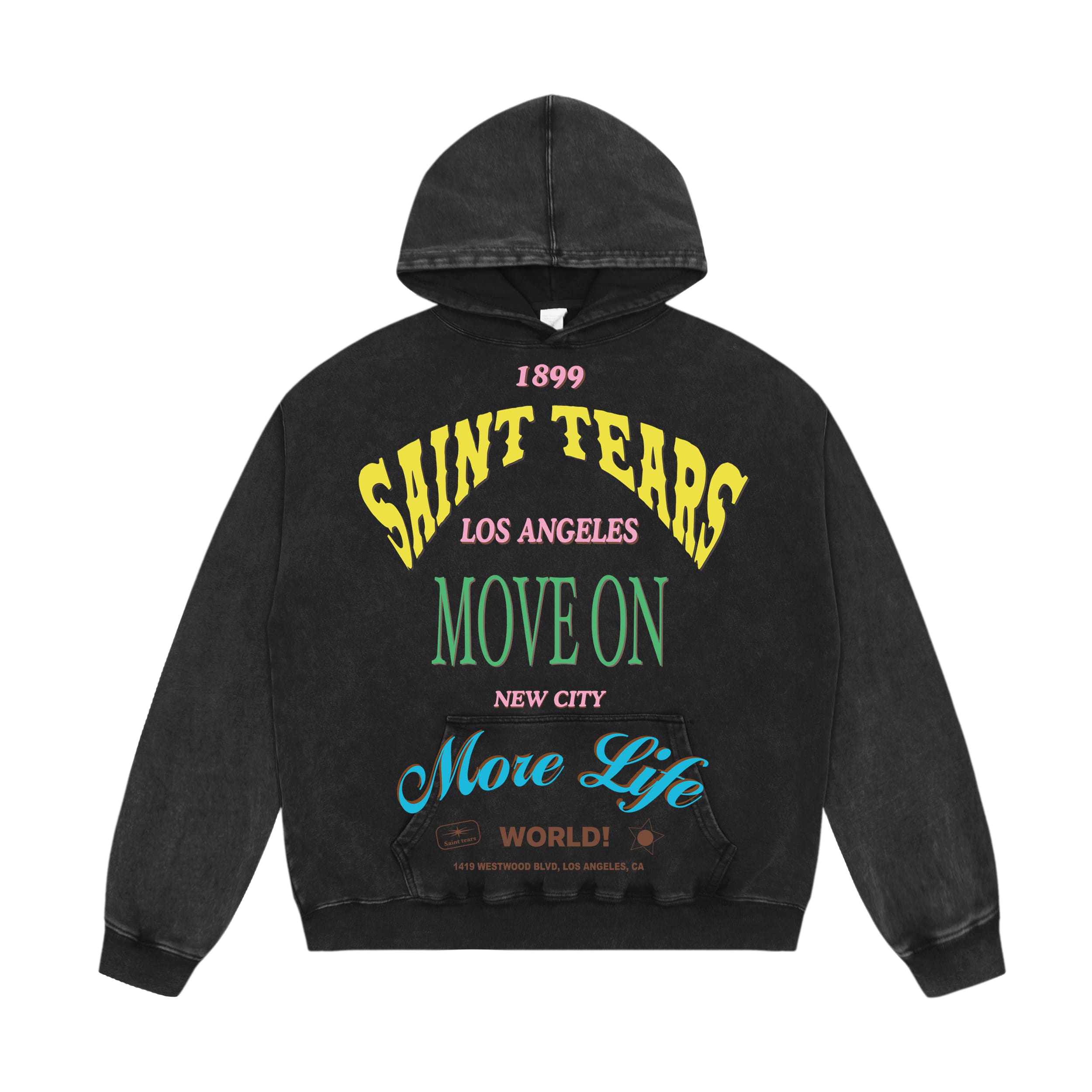 Saint Michael Denim Tears Vintage Hoodie