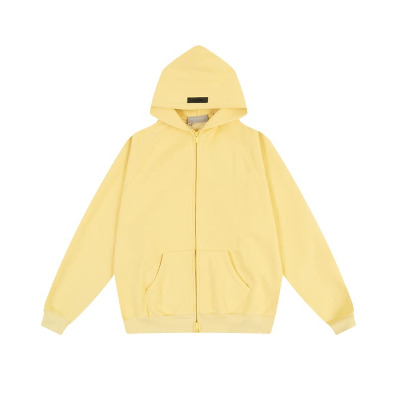 Essentials Amg Fog Double-Line Zipper Hoodie