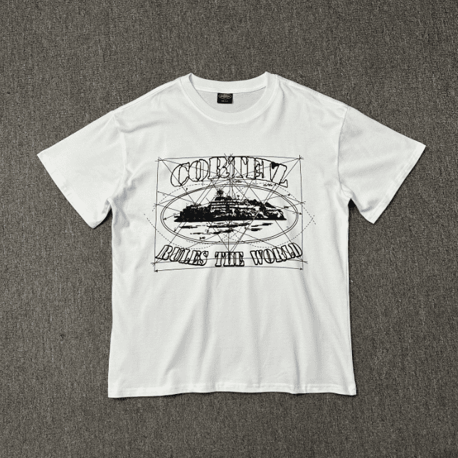 Corteiz Devil Island Big Eye Letter T-Shirt