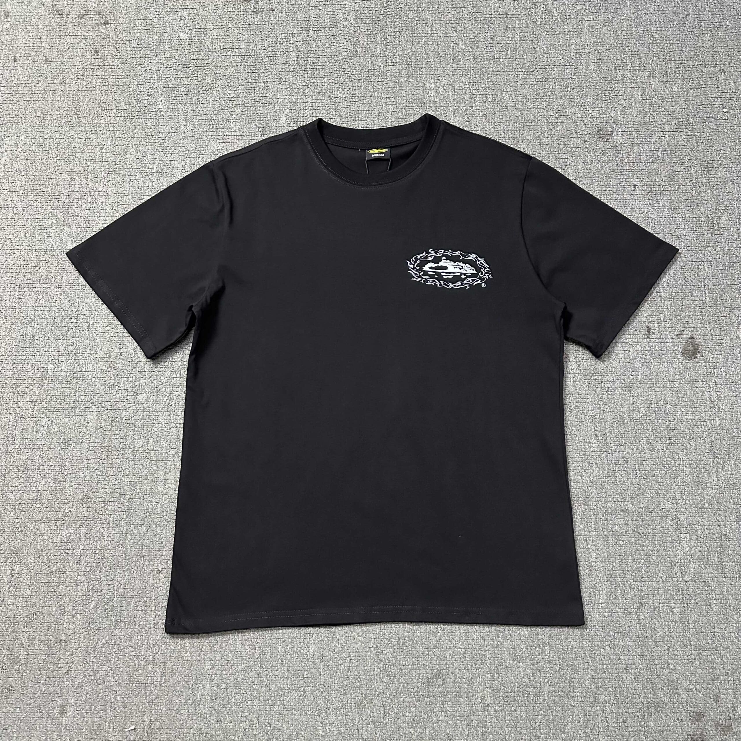 Corteiz Devil Island Flame Base T-Shirt