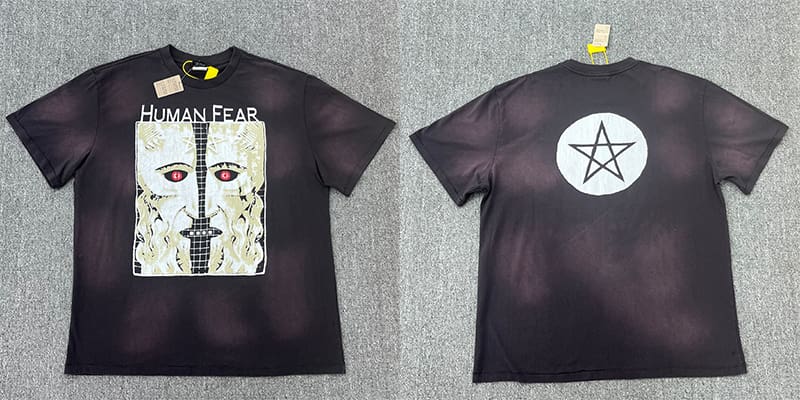 Saint Michael Distressed Retro Washed Vintage T-Shirt Fashion Collection