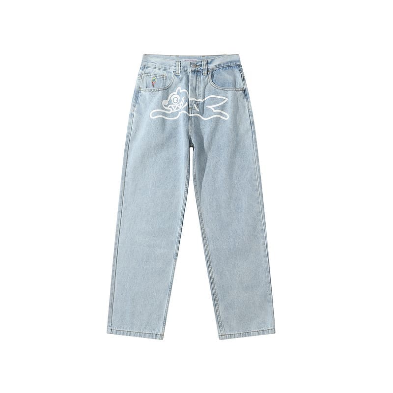 Ma Siwei Bbc Flying Dog Denim Jeans
