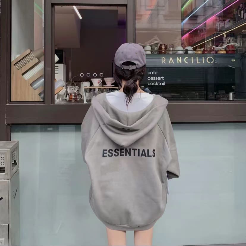 Fear Of God Essentials Double Line Hooded Sweater