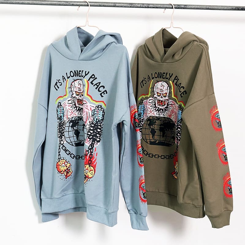 Kanye Big Talker Skull Devil Hoodie