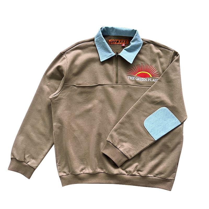 Cpfm.Xyz Green Flash Denim Half Zip