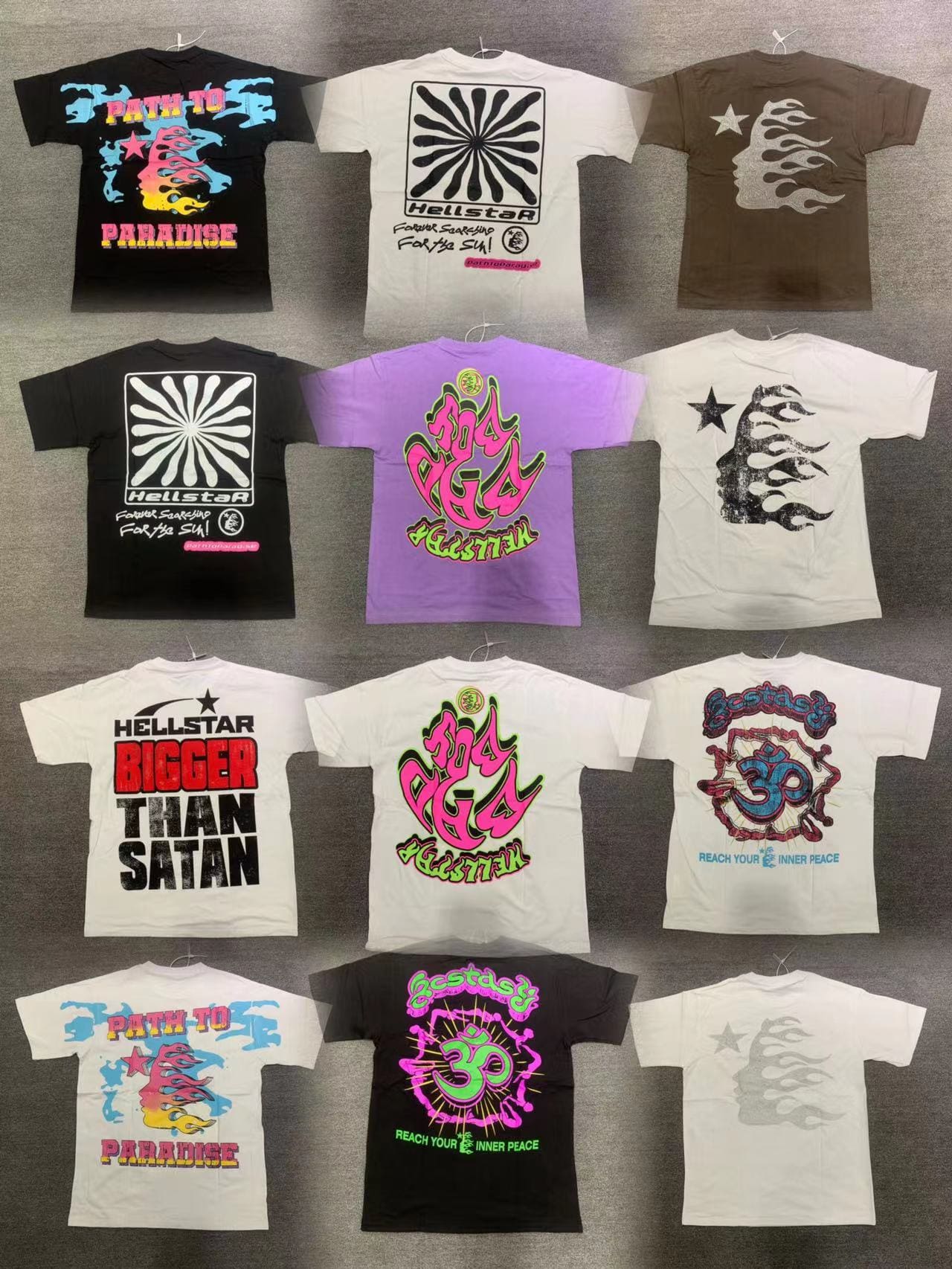 H*lst*r studios cotton printed t-shirt