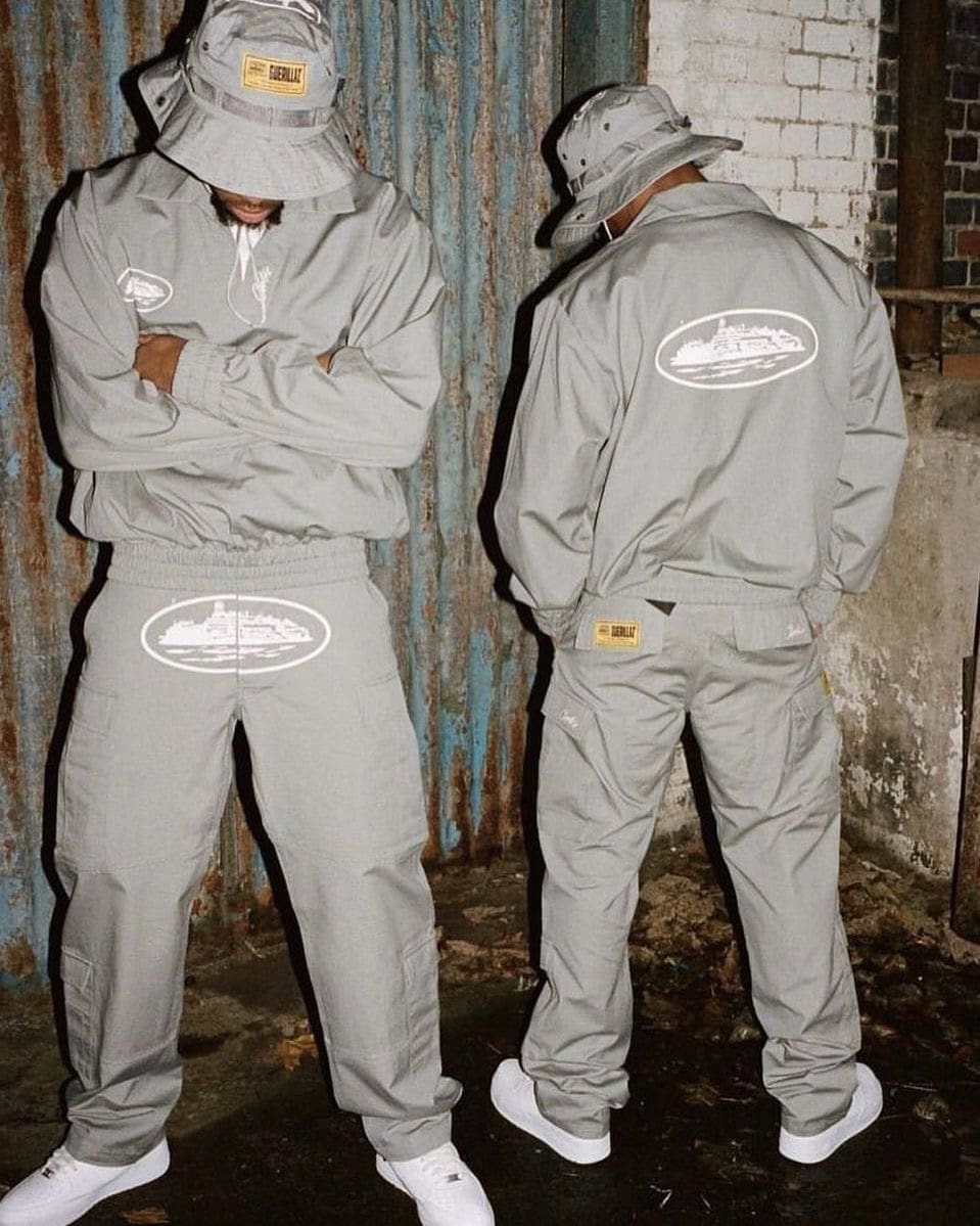 Corteiz Devil Island Embroidery Sweatpants