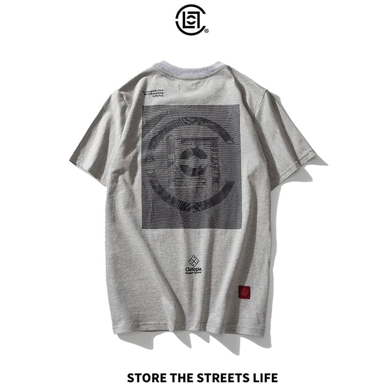 Clot Blue And White Porcelain Chinese Print T-Shirt