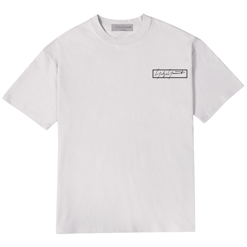 Yohji Yamamoto Box Signature Logo Tee